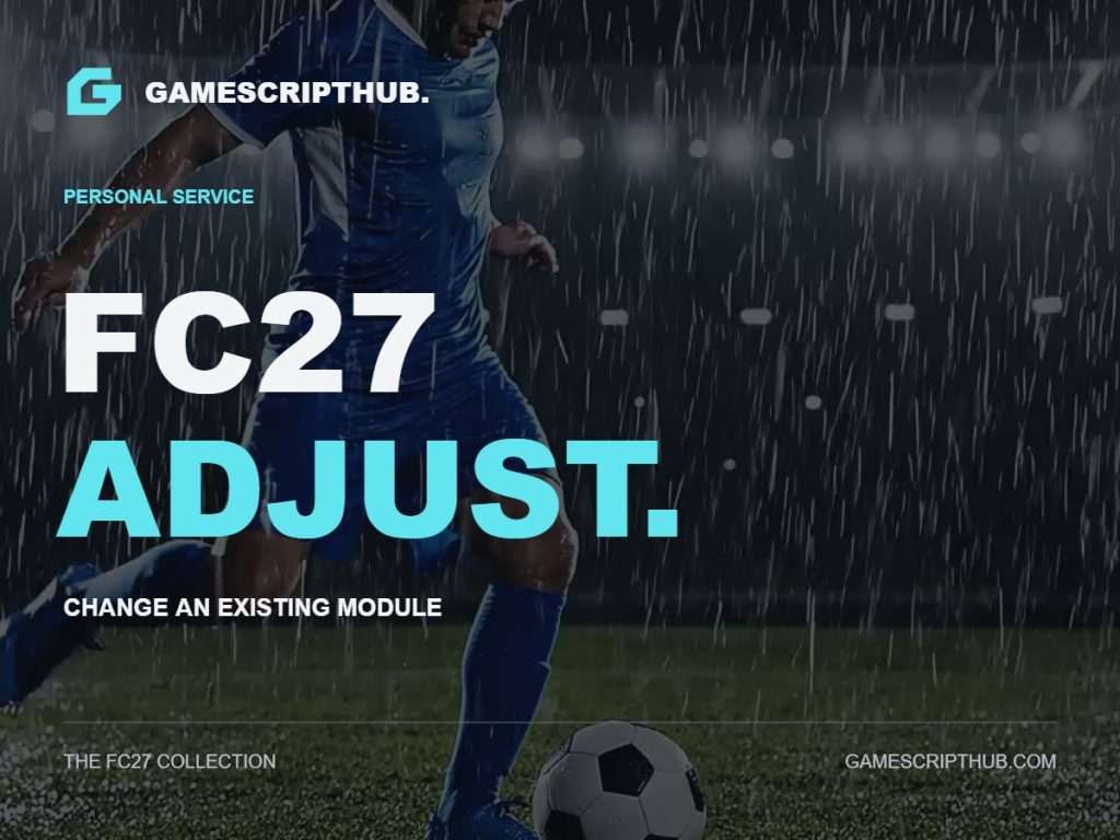 FC27 Change a module | GameScriptHub FC27 collection