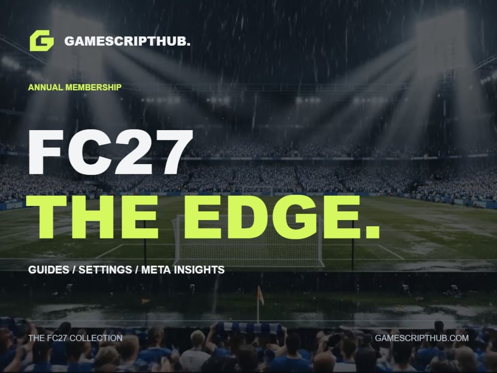 The Edge – Annual Membership | GameScriptHub FC27 collection